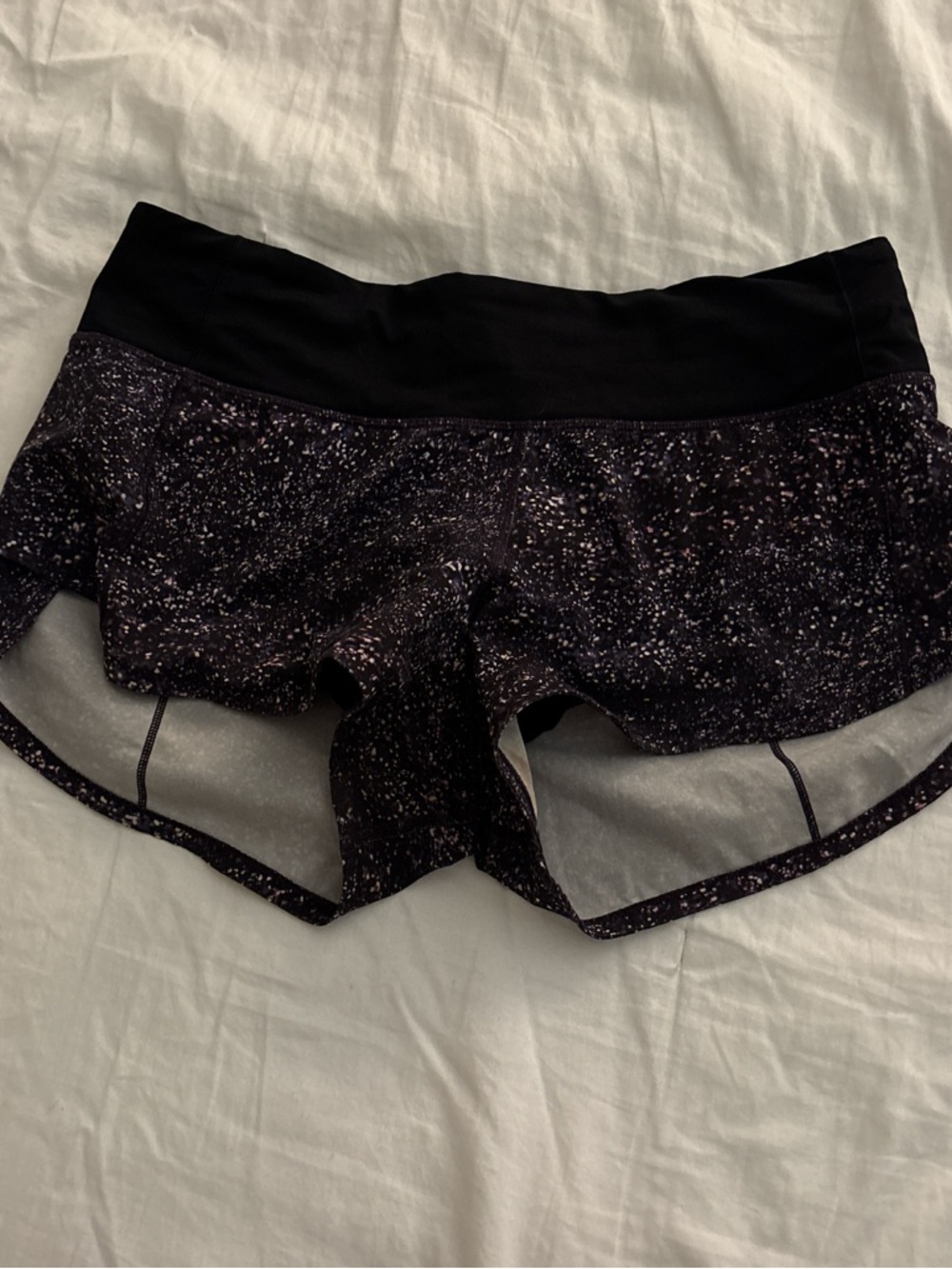 Lululemon Women’s Black Speckled Shorts
